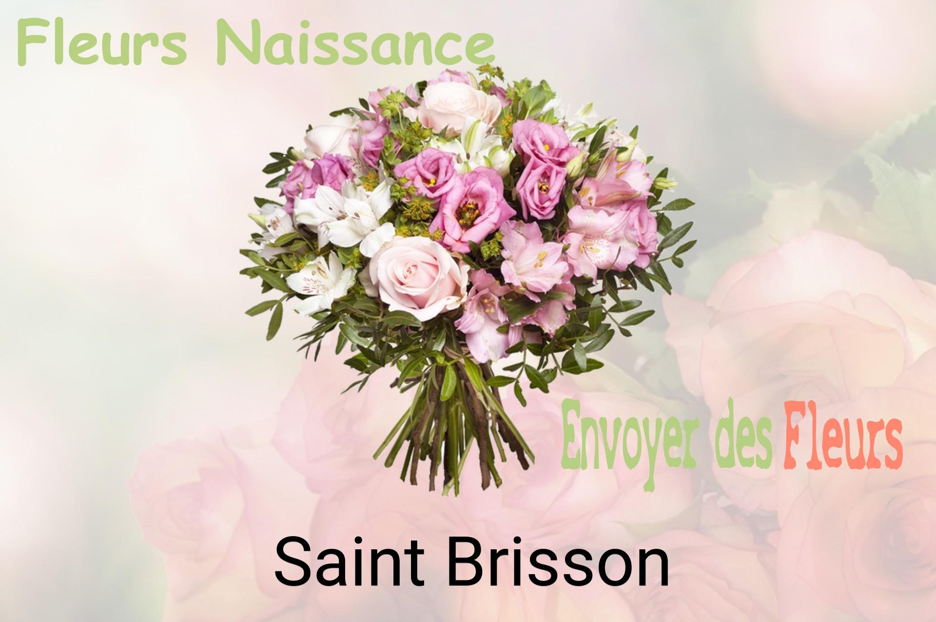 Bouquet de fleurs de naissance livré à Saint-Brisson